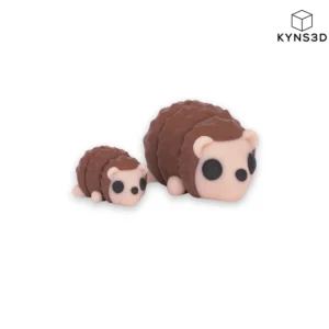 Mini Articulated Baby Hedgehog – 3D Printed Flexi Fidget Toy