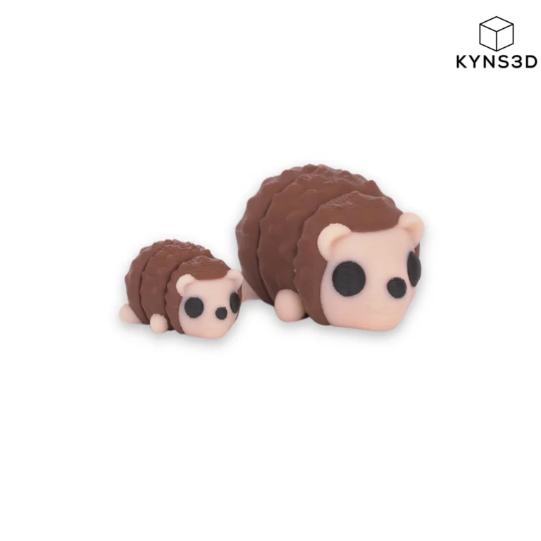 Mini Articulated Baby Hedgehog – 3D Printed Flexi Fidget Toy