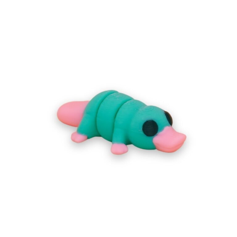 Mini Articulated Baby Platypus 3D Printed Flexi Fidget Toy – Cute Animal Desk Buddy, Sensory Reward & Gift