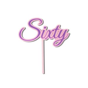 Custom 3D Printed Number Cake Topper – Personalised Birthday Party Decoration