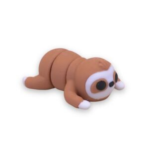 3D Printed Mini Baby Sloth Fidget Toy — Articulated Flexi Anti-Stress Stimming Sensory Desk Pet