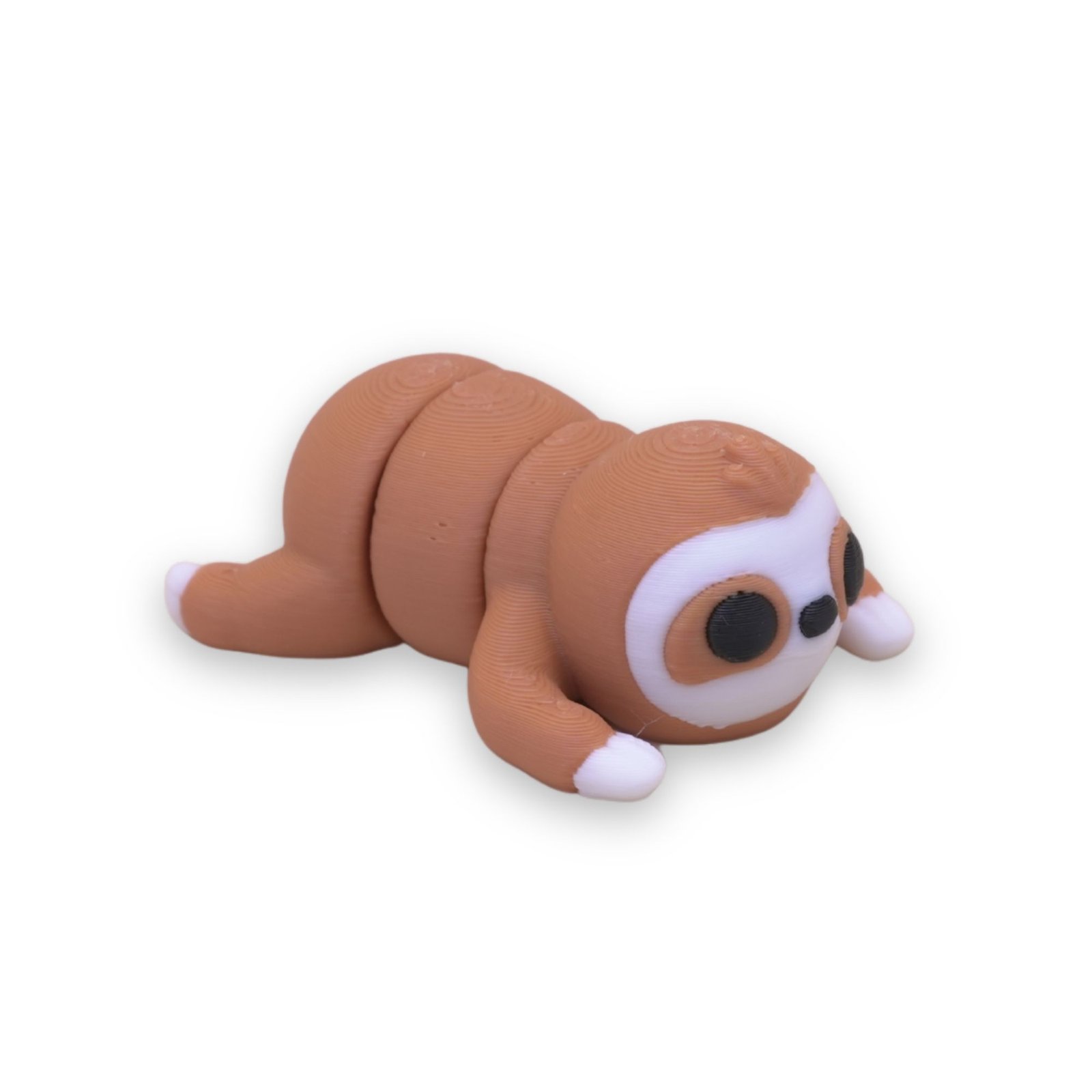 3D Printed Mini Baby Sloth Fidget Toy — Articulated Flexi Anti-Stress Stimming Sensory Desk Pet